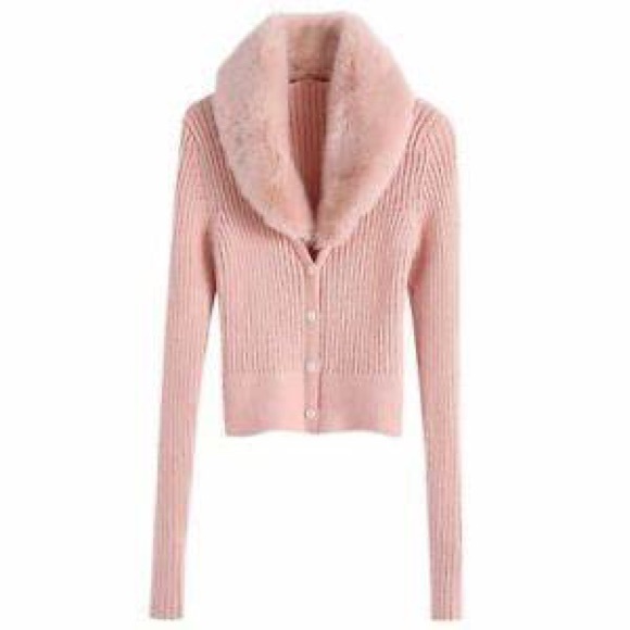 Pink collar sweater - Picture 6 of 6